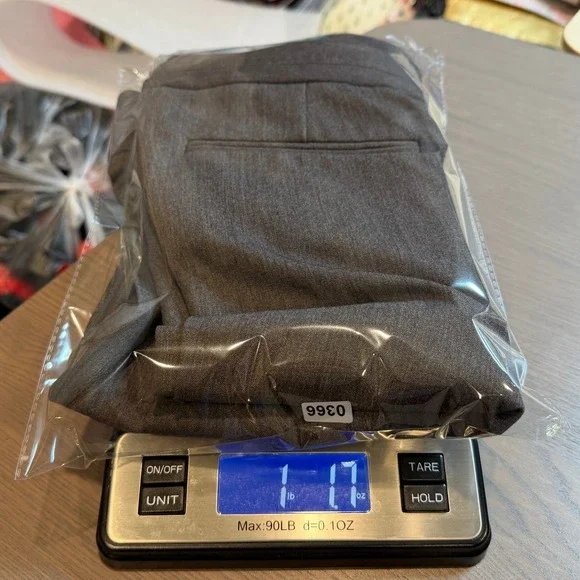 Rafaella Pants Women 12 Dress Pants Wide Leg Gray - Picture 9 of 9